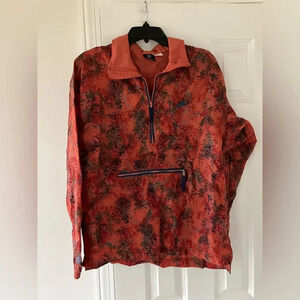 Rare Nike ACG Packable Orange Multicolor Vintage Abstract Windbreaker Jacket